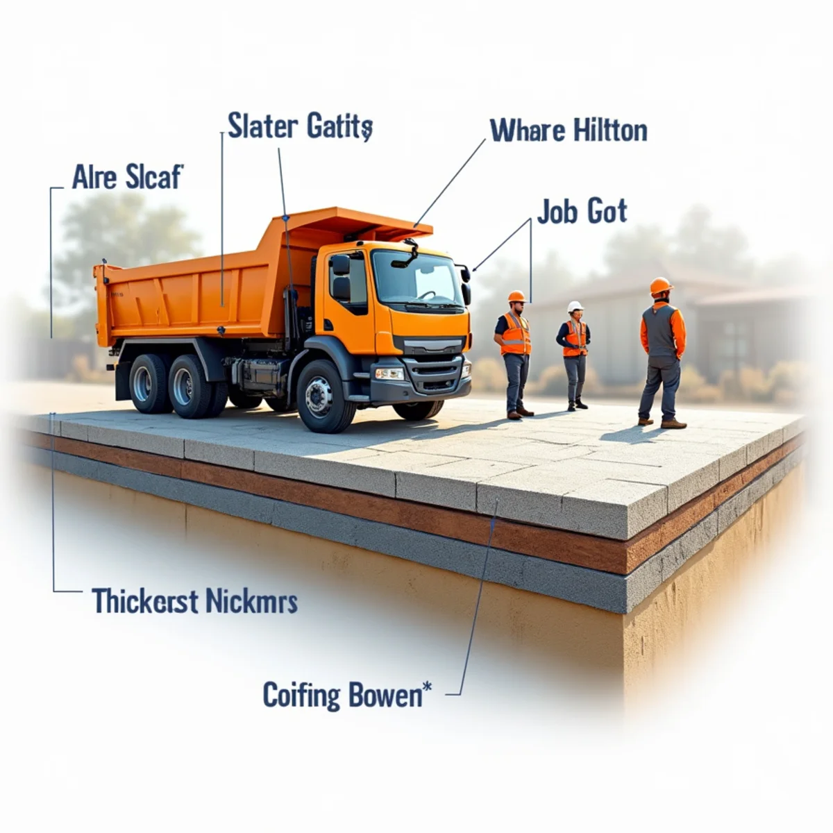 Commercial Axle Load Slab Thickness Requirements - Technical engineering specification