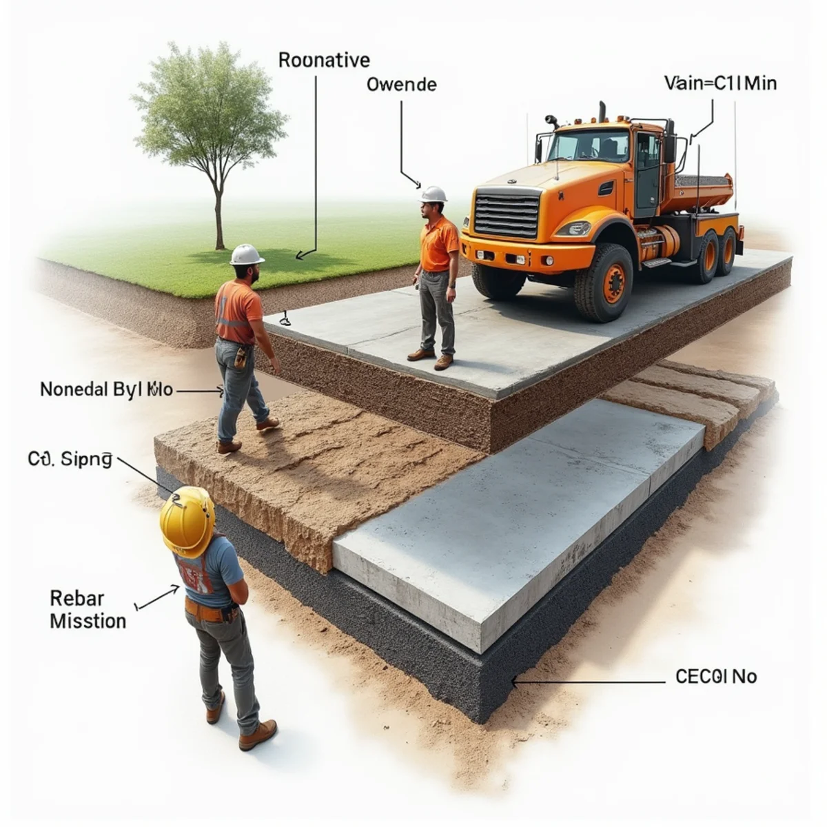 Driveway Cost Breakdown: Prep, Rebar & Mix Design - Technical engineering specification