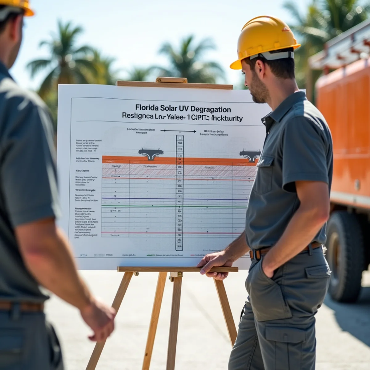 Florida Solar UV Degradation & Resealing Timeline - Field construction diagram