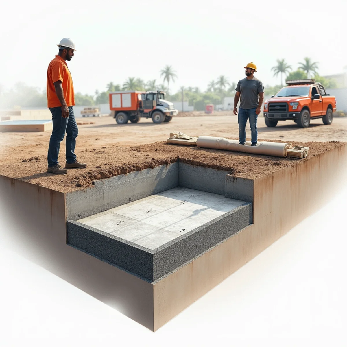 Florida Building Code Monolithic Footer Profile - Technical engineering specification