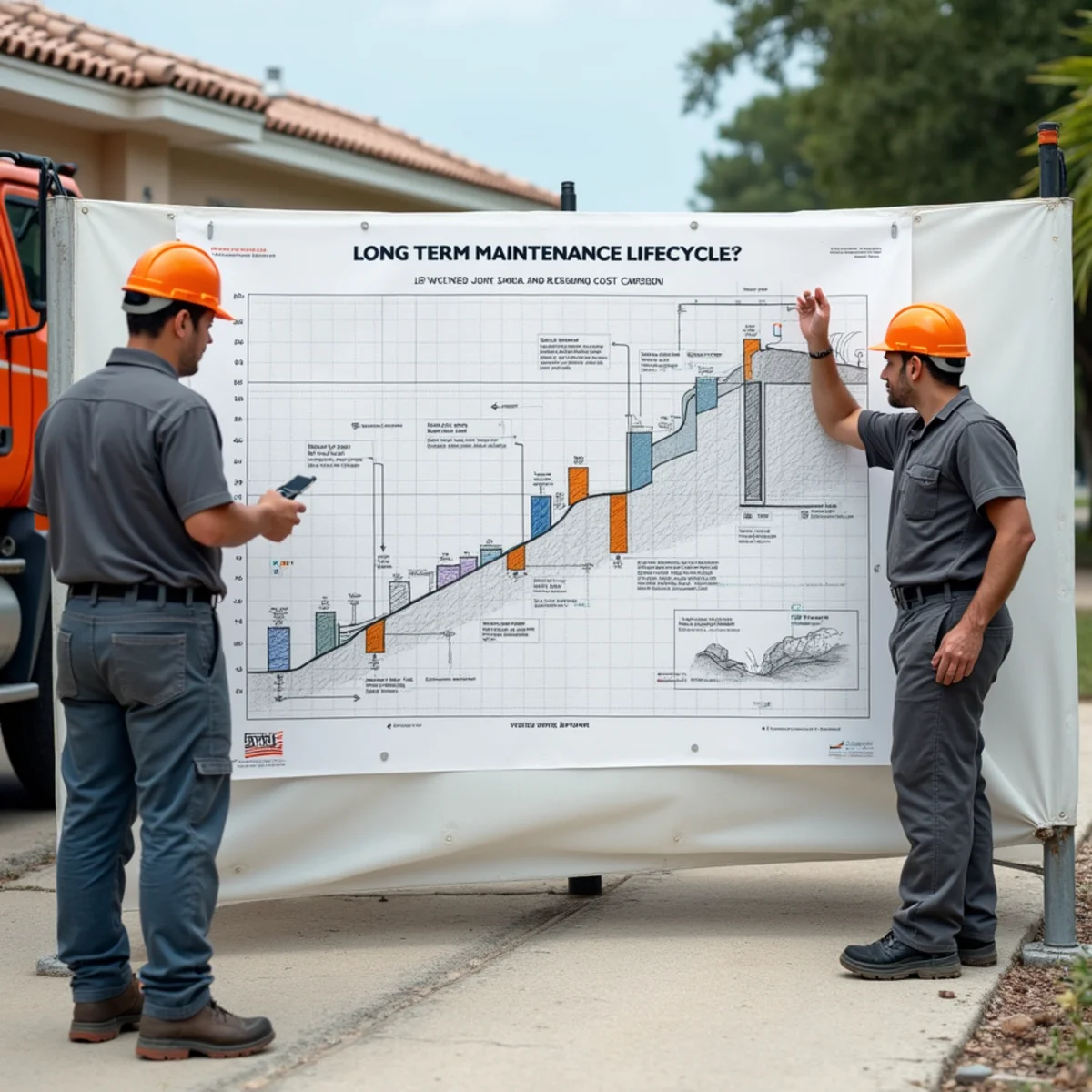 15-Year Weed, Joint Sand & Resealing Cost Comparison - Field construction diagram