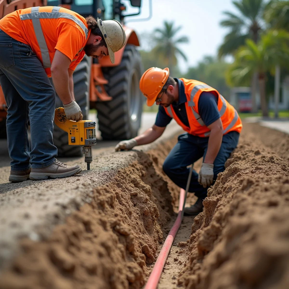 Subgrade Excavation & Laser Grading - Concrete Contractor in Miramar FL