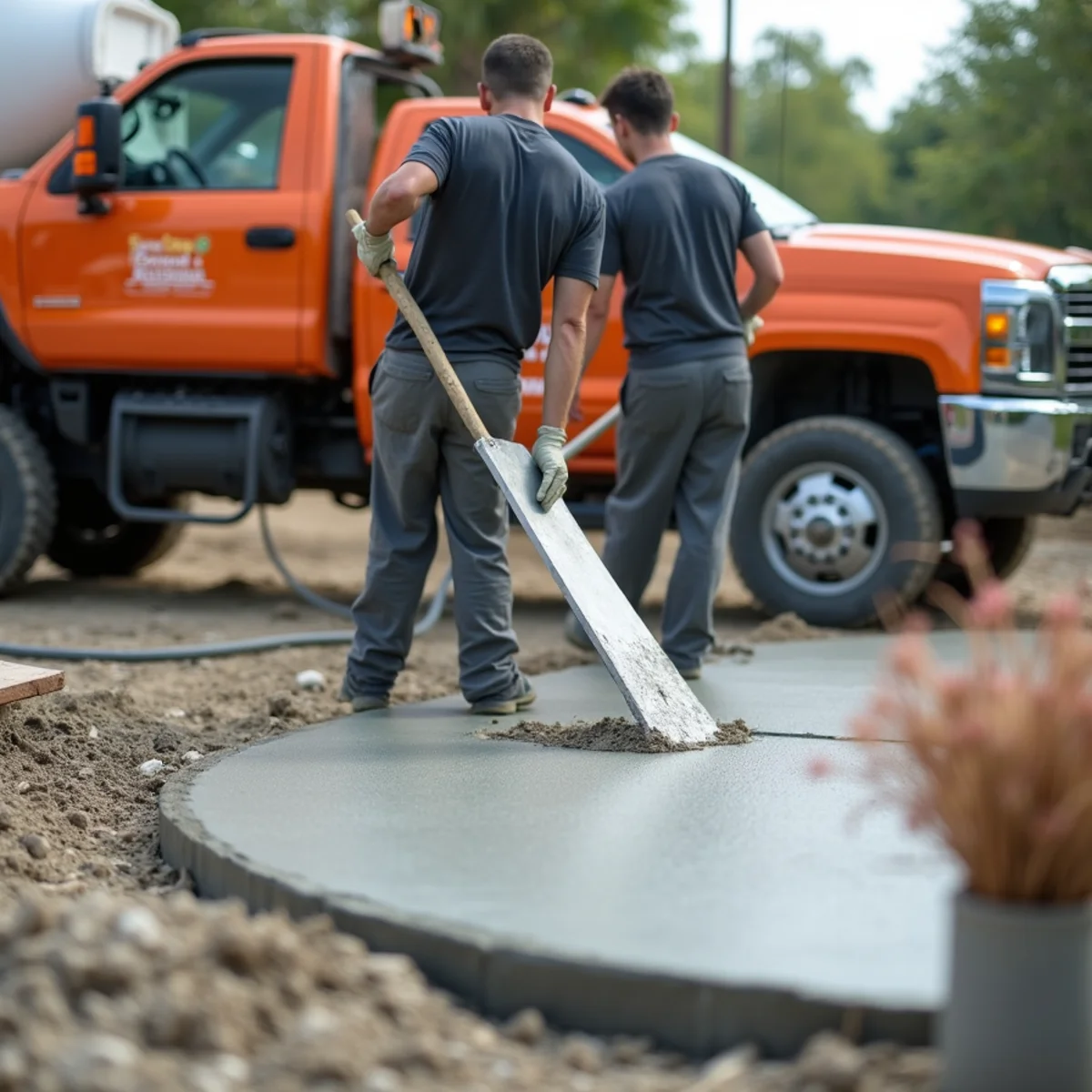 Ready-Mix Pour & Screed Strike-Off - Concrete Patios in Miramar FL