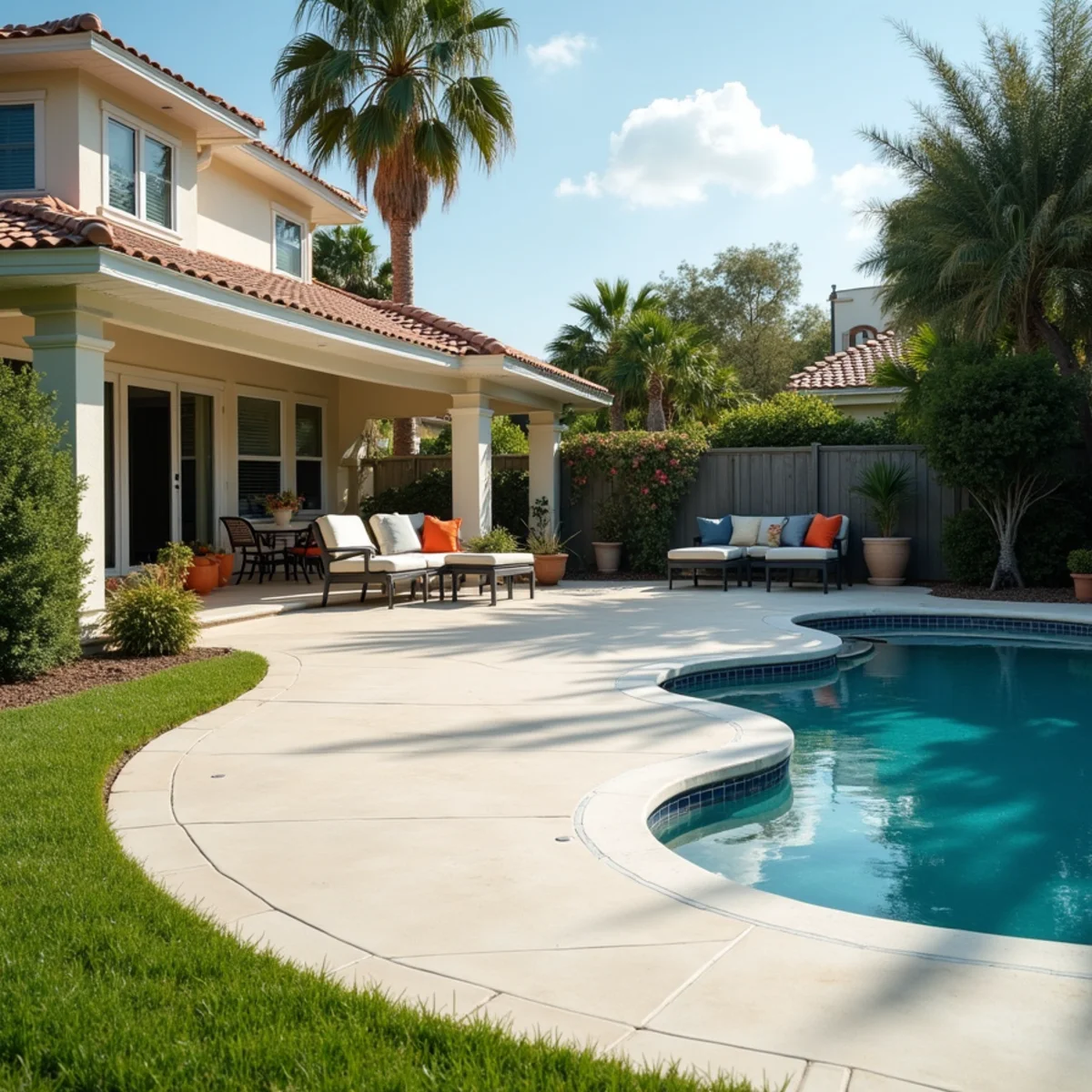 Concrete Patio Installation in Miramar, FL