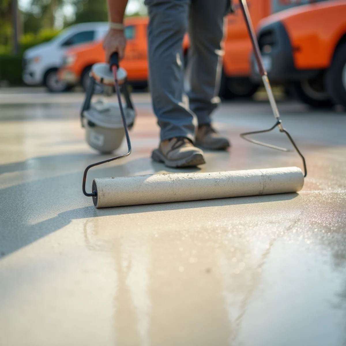 Stain-Resistant Acrylic Seal Coat - Concrete Resurfacing & Sealing in Miramar FL