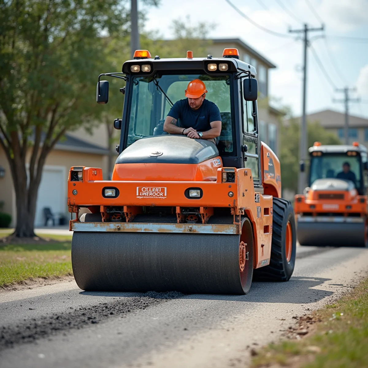 Compacted Limerock Subbase Rolling - Concrete Sidewalks & Walkways in Miramar FL