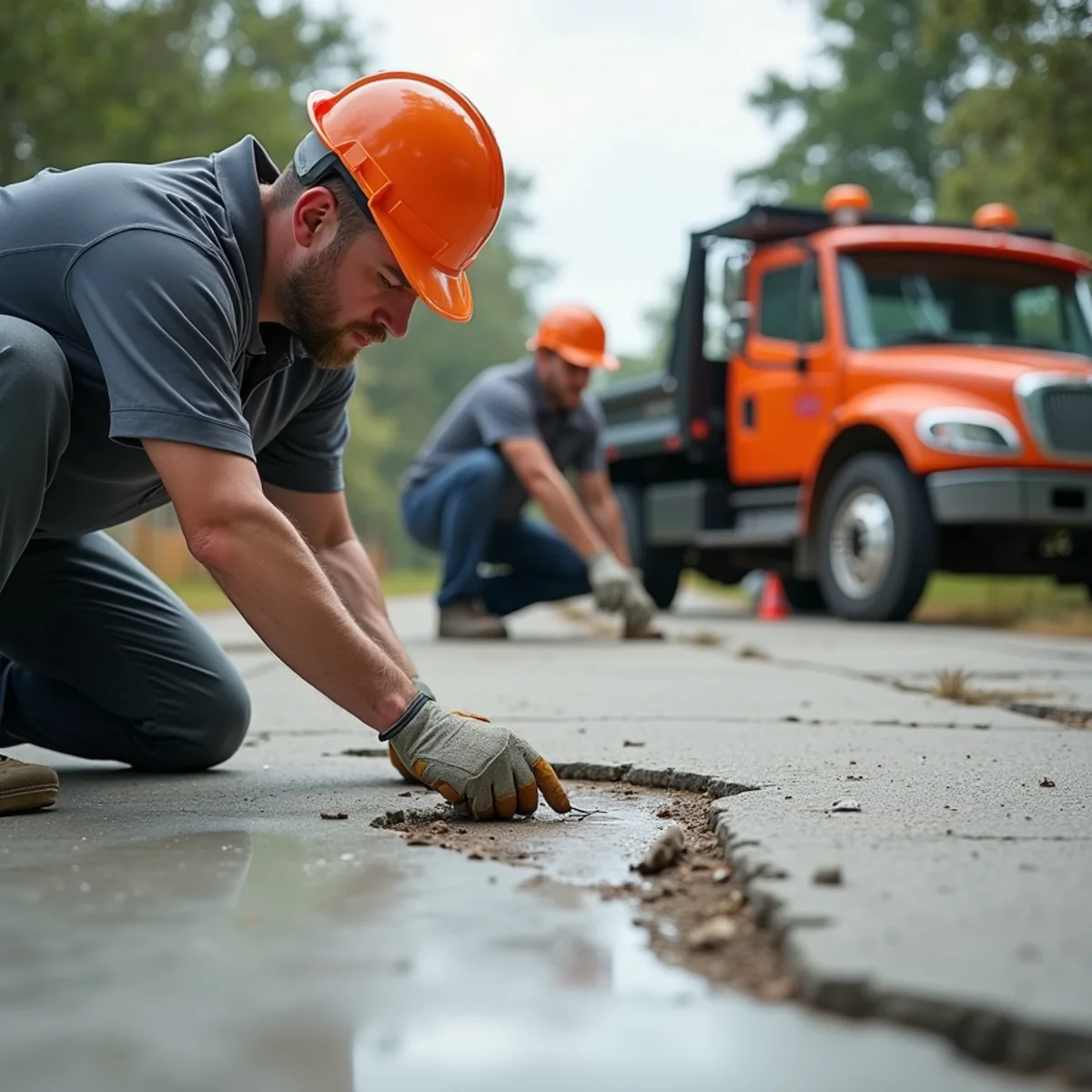 Crack Routing & Heave Assessment - Cracked Driveway Repairs in Miramar FL