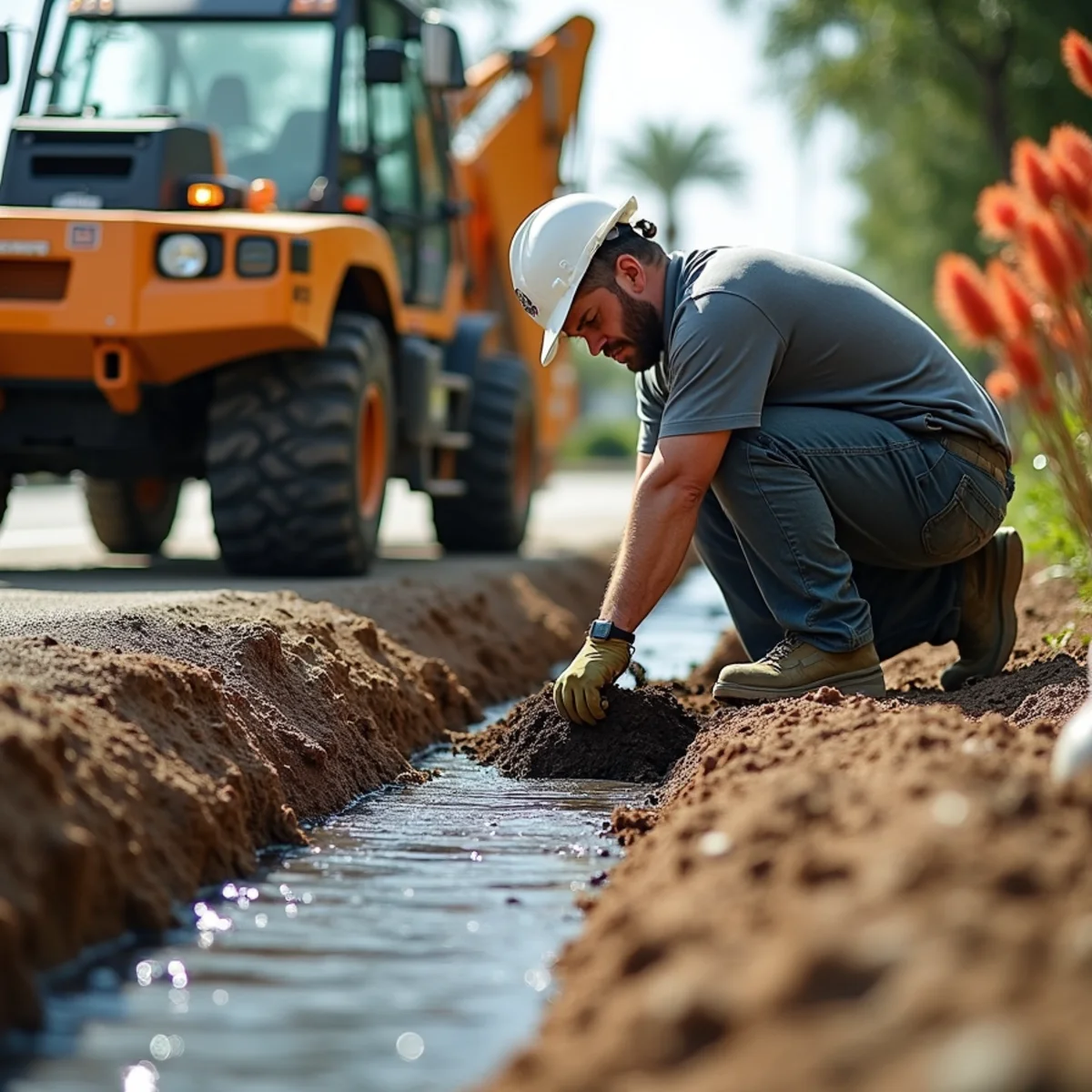 Invasive Root Pruning & Barrier Sheet - Cracked Driveway Repairs in Miramar FL