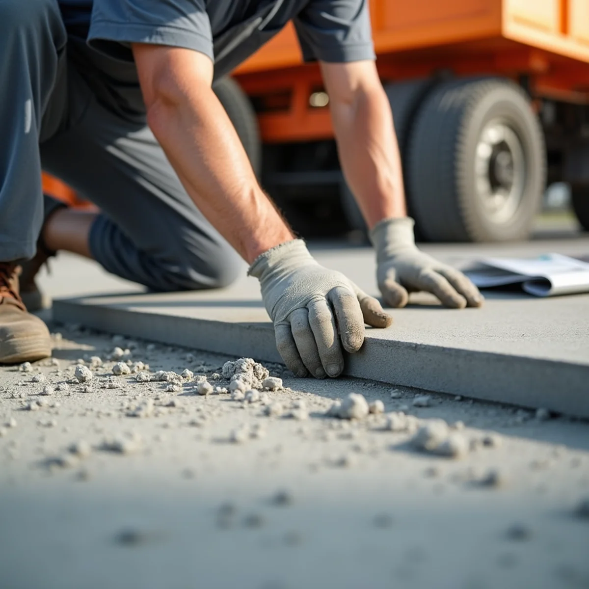 Dowelled Reinforced Panel Replacement - Cracked Driveway Repairs in Miramar FL