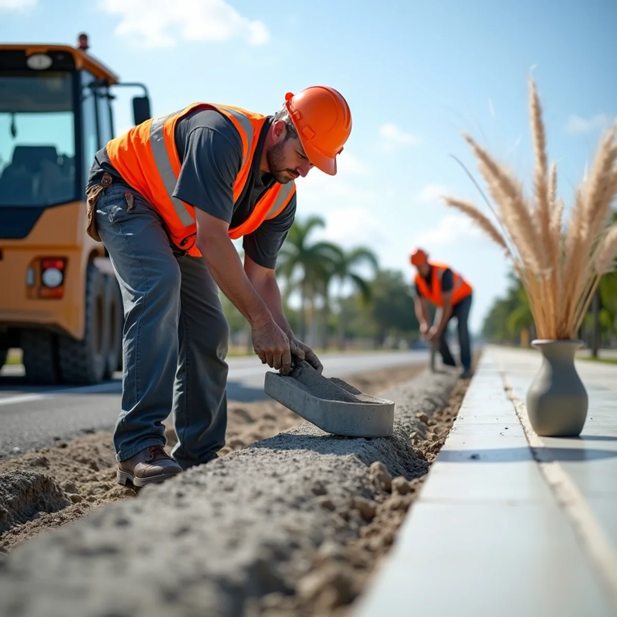 Structural concrete pad and seawall repair operations in Country Club FL