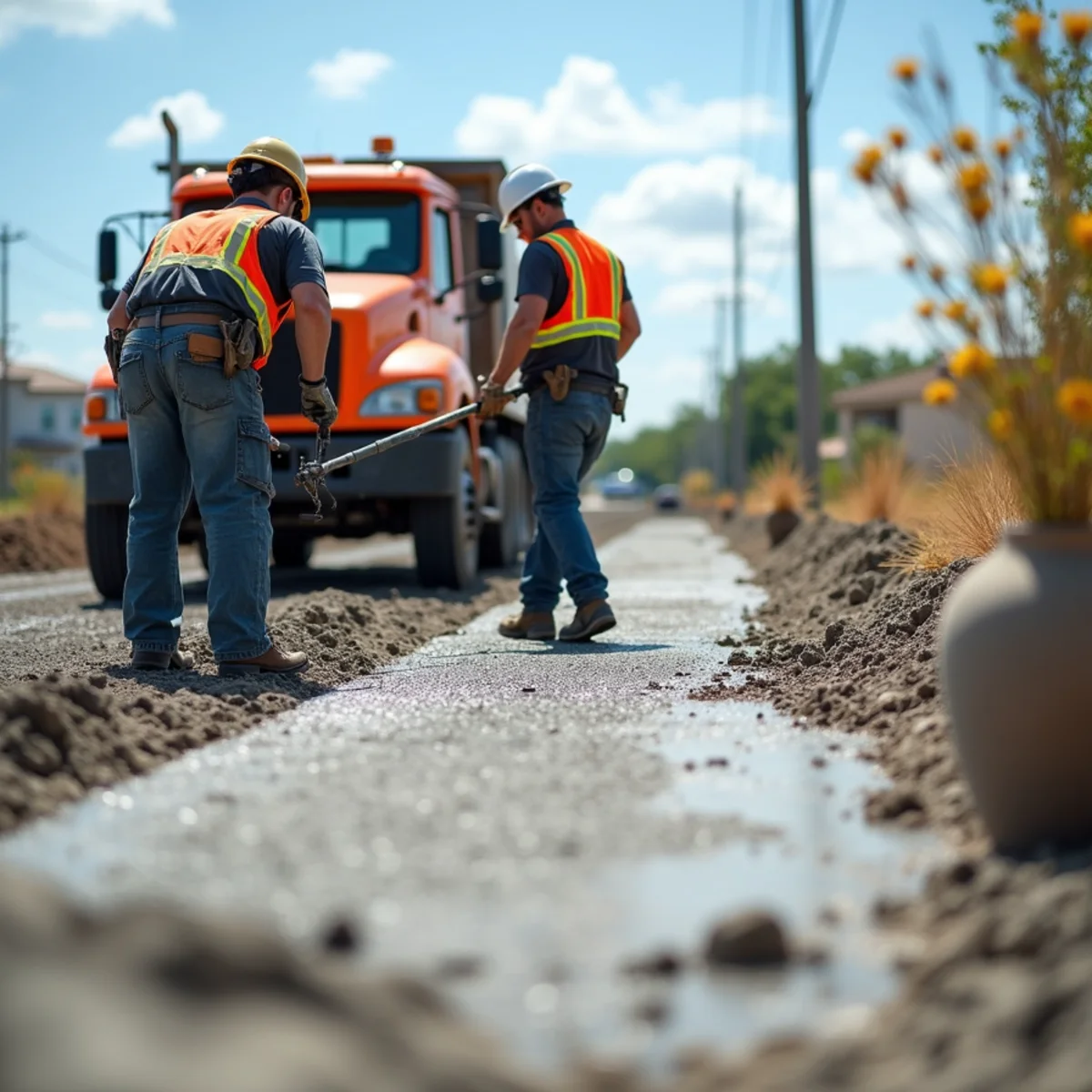 Structural concrete pad and seawall repair operations in Golden Glades FL
