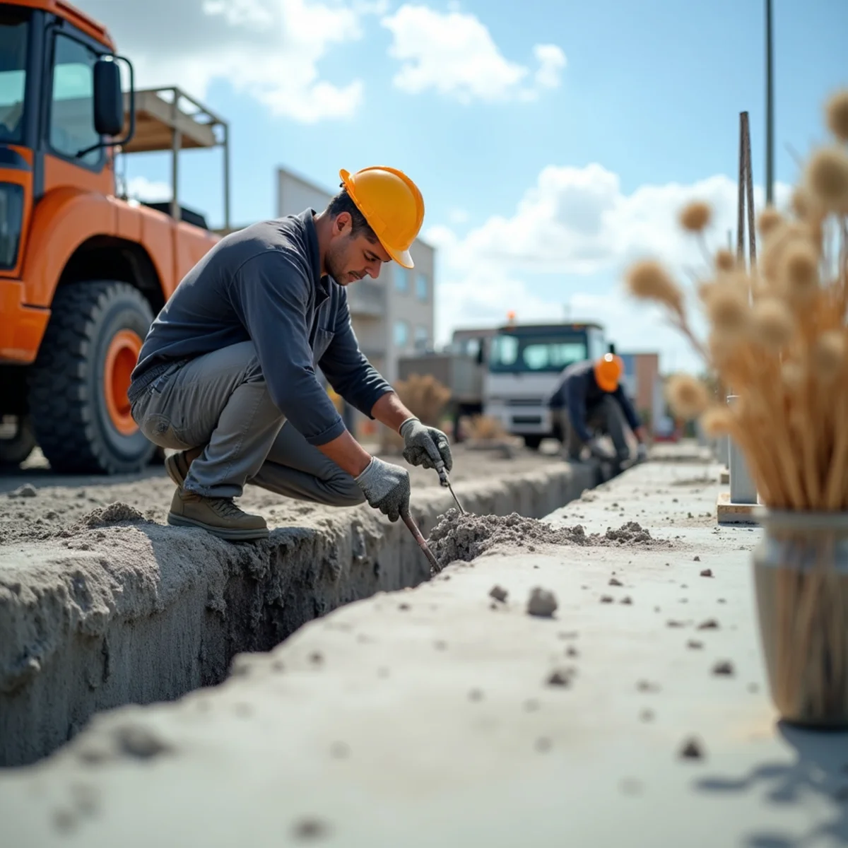 Structural concrete pad and seawall repair operations in Hallandale Beach FL