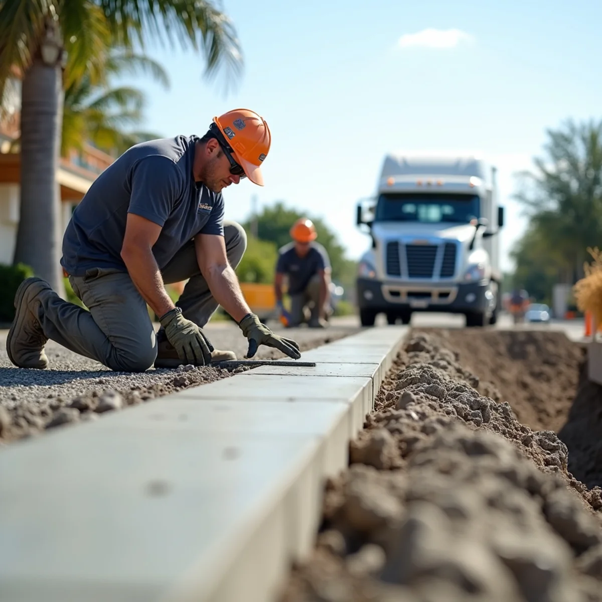 Structural concrete pad and seawall repair operations in Ives Estates FL