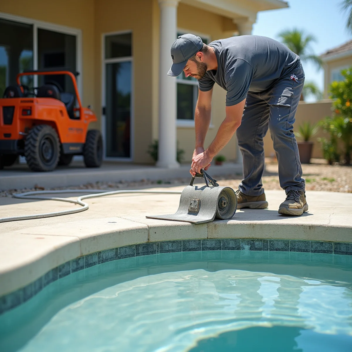 Decorative concrete patio and pool deck construction in Margate FL