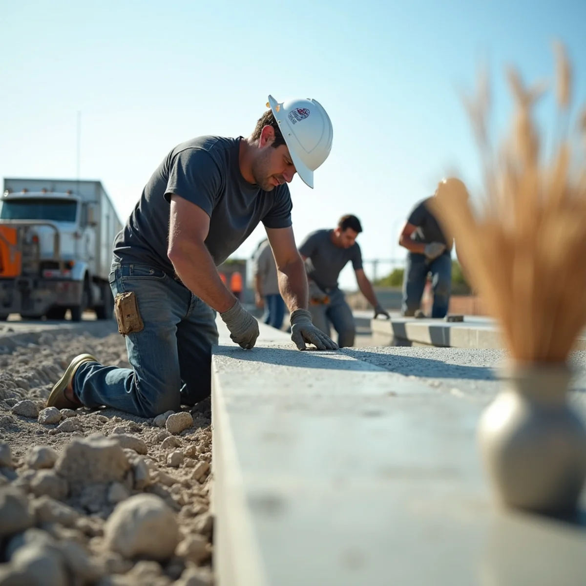 Structural concrete pad and seawall repair operations in Margate FL