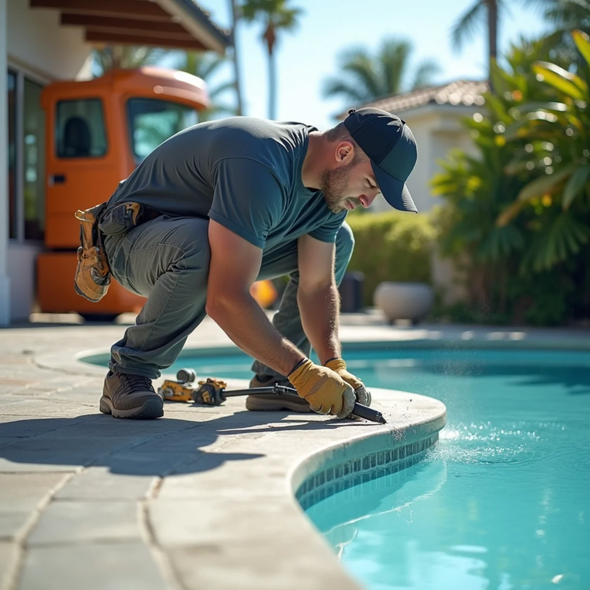 Decorative concrete patio and pool deck construction in Miami Gardens FL