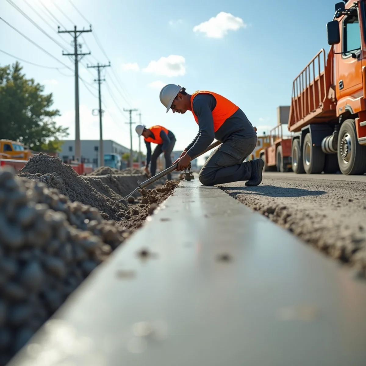 Structural concrete pad and seawall repair operations in Miami Gardens FL