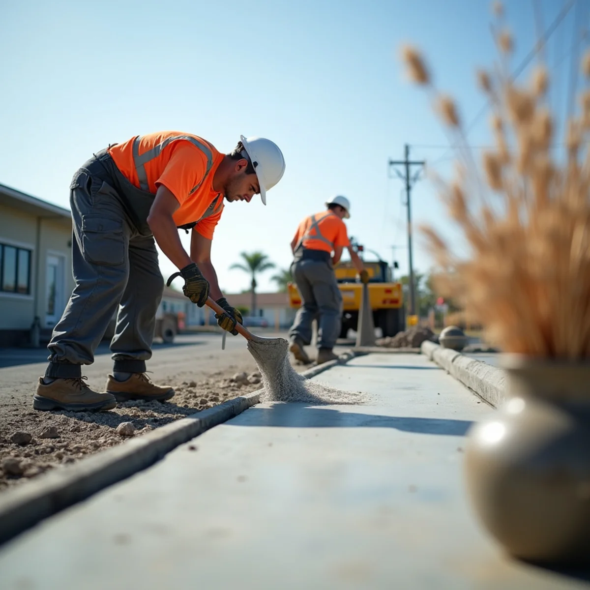 Structural concrete pad and seawall repair operations in Oakland Park FL
