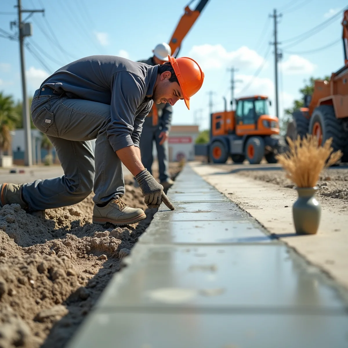 Structural concrete pad and seawall repair operations in Pembroke Park FL