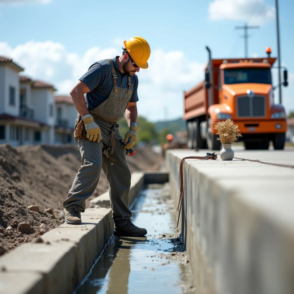 Structural concrete pad and seawall repair operations in Pembroke Pines FL