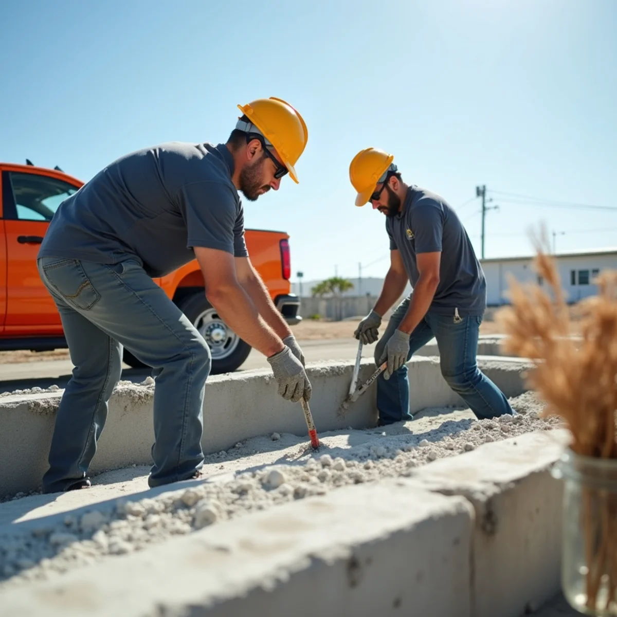 Structural concrete pad and seawall repair operations in Sunny Isles Beach FL