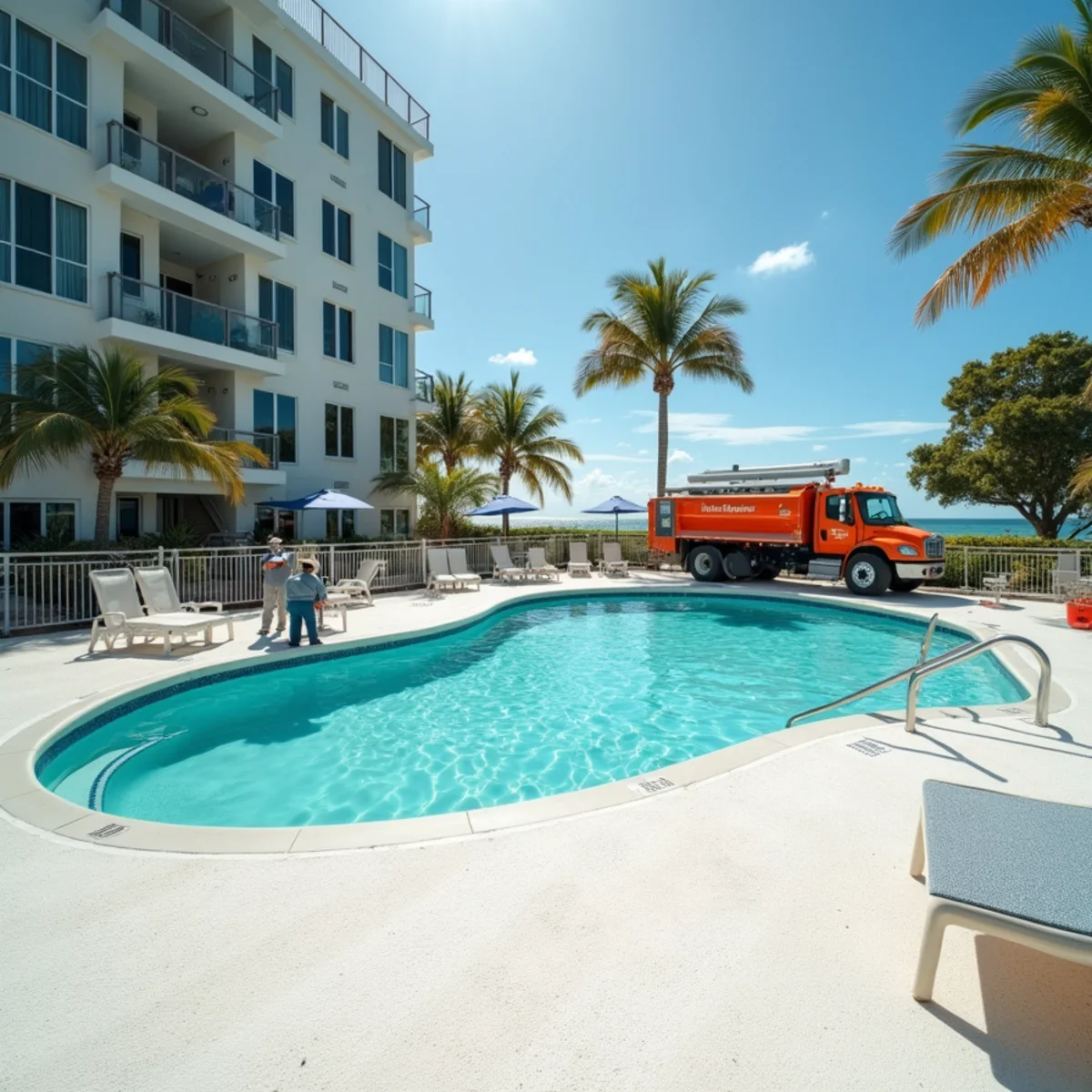 Sunny Isles Beach Pool Deck & Concrete Repair