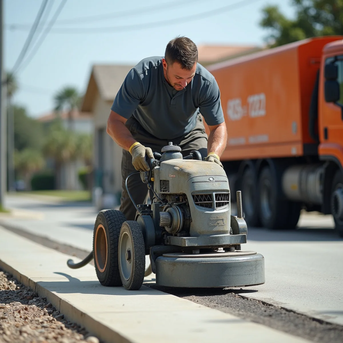 HEPA-Filtered Dustless Diamond Grinder - Trip Hazard Grinding in Miramar FL